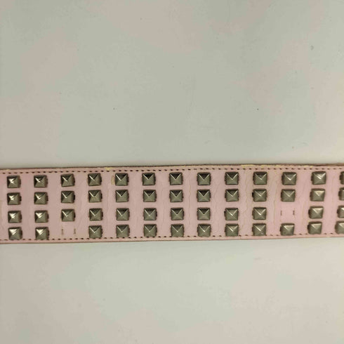 Y2K スタッズレザーベルト レディース FREE