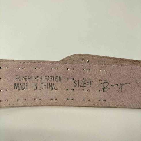 Y2K スタッズレザーベルト レディース FREE