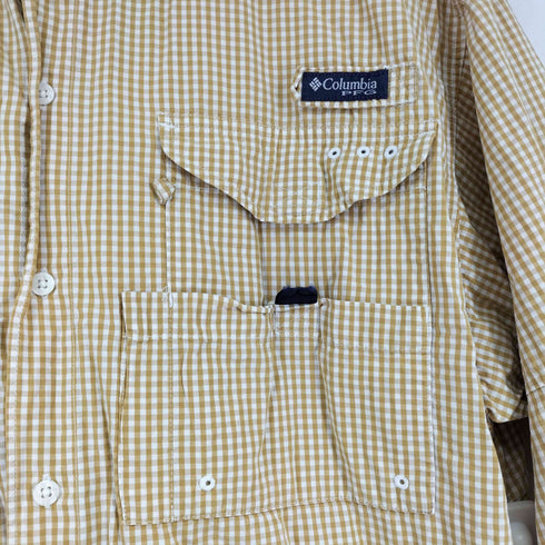 コロンビアスポーツウェア Columbia Sportswear PFG SUPER BONEHEAD チェック柄 L/S シャツ メンズ  L