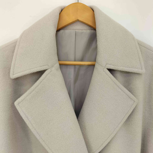 ミスティーウーマン mysty woman ボリュームスリーブスリットロングコート レディース FREE