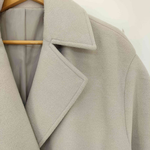 ミスティーウーマン mysty woman ボリュームスリーブスリットロングコート レディース FREE