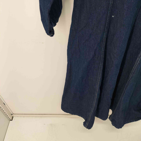 ザラ ZARA デニムフリルワンピース レディース import:M