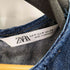 ザラ ZARA デニムフリルワンピース レディース import:M