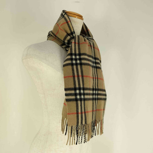 バーバリーズ BURBERRYS PUEW CASHMERE ノバチェック マフラー レディース