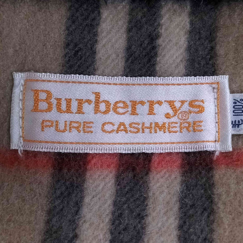 バーバリーズ BURBERRYS PUEW CASHMERE ノバチェック マフラー レディース