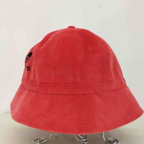 アディダスオリジナルス adidas Originals 00s 黒タグ ロゴ刺繍 パイル地 ベルハット バケットハット メンズ L