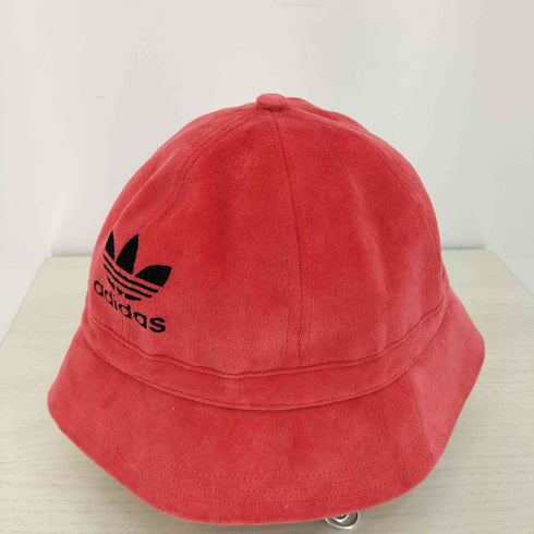 アディダスオリジナルス adidas Originals 00s 黒タグ ロゴ刺繍 パイル地 ベルハット バケットハット メンズ L