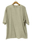 スティーブンアラン Steven Alan 25SS サイロ ボーダー クルーネック Tシャツ NARROW メンズ JPN:L