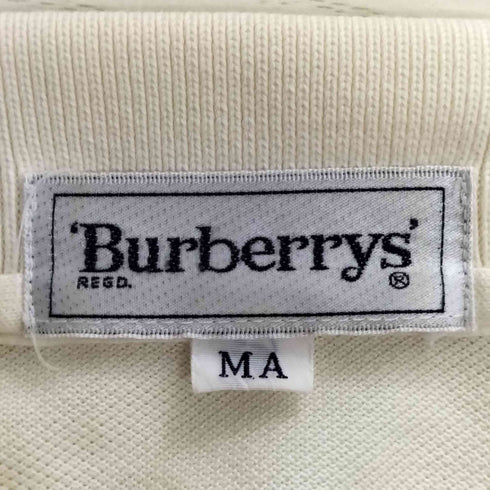 バーバリーズ BURBERRYS ロゴ刺繍 鹿の子ポロシャツ メンズ MA