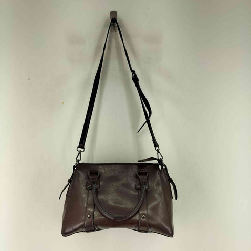 2way レザーショルダーバッグ レディース