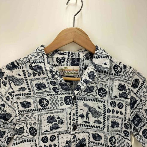 パタロハ pataloha 18SS 総柄 アロハシャツ ボーイズサイズ レディース JPN:L