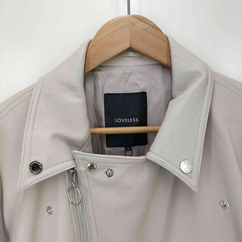 ラブレス LOVELESS フェイクレザー ライダースジャケット レディース JPN:M