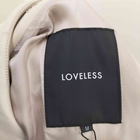 ラブレス LOVELESS フェイクレザー ライダースジャケット レディース JPN:M