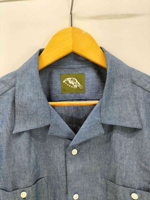 25SS LOBS Lobs Adventure Clothing CHAMBRAY OPEN COLLAR SHIRT シャンブレー オープンカラー シャツ メンズ JPN:M
