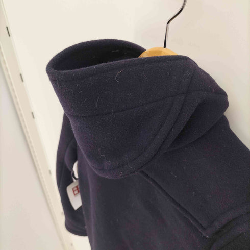 グローバーオール Gloverall 英国製 裏地チェック ウール ダッフル コート メンズ