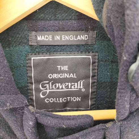 グローバーオール Gloverall 英国製 裏地チェック ウール ダッフル コート メンズ