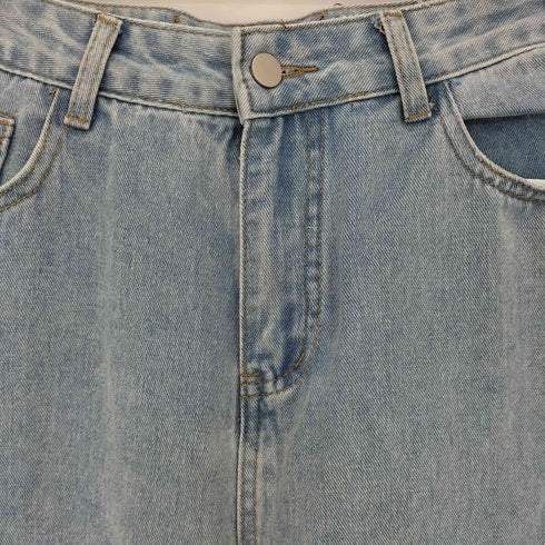 FRENE  バックリボンデザインデニムパンツ レディース JPN:L