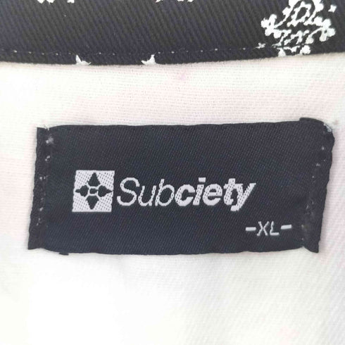 サブサエティ Subciety EMBROIDERY MARIA SHIRT メンズ JPN:XL
