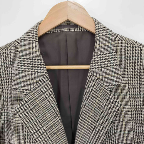 バーバリーズ BURBERRYS 裏地玉虫 ガンクラブチェック 2Bテーラードジャケット メンズ