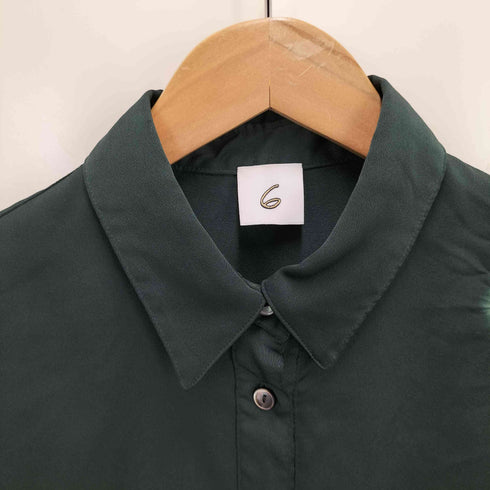 ロクビューティーアンドユースユナイテッドアローズ 6 BEAUTY & YOUTH UNITED ARROWS SATIN SIBORI SHIRT レディース