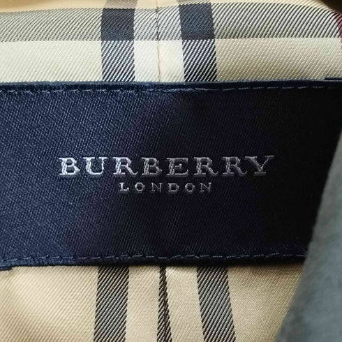 バーバリーロンドン BURBERRY LONDON 裏地ノバチェック アマレッタ フェイクレザーシャツジャケット メンズ import:M