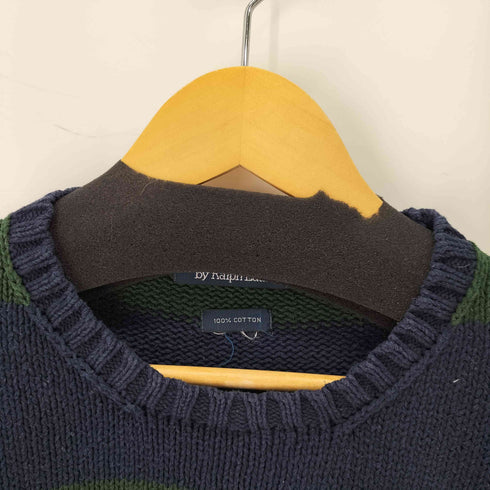 ポロバイラルフローレン Polo by RALPH LAUREN ボーダー コットンニットセーター メンズ import:XL