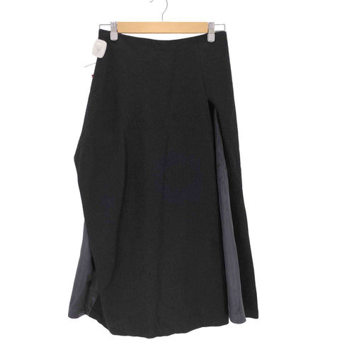 トリココムデギャルソン tricot COMME des GARCONS 90s ウールナイロン混紡 変形フレアスカート レディース JPN:M