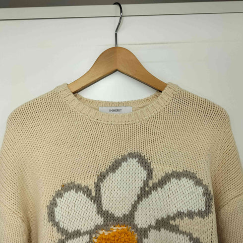 インヘリット INHERIT フラワーニット プルオーバー メンズ