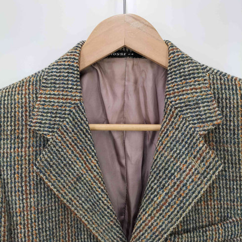 ハリスツイード Harris Tweed grosse 24 ウール3Bテーラードジャケット  メンズ