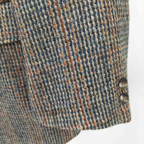 ハリスツイード Harris Tweed grosse 24 ウール3Bテーラードジャケット  メンズ