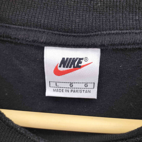 ナイキ NIKE 90S 白タグ スウッシュ刺繍 S/S Tシャツ メンズ import:L