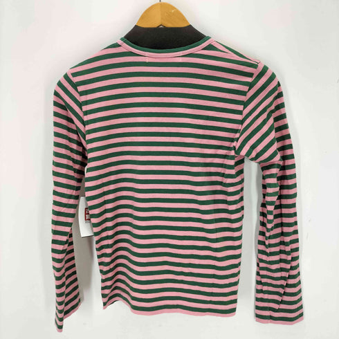 プレイコムデギャルソン PLAY COMME des GARCONS AD2023 ハートワッペン ボーダー カットソー レディース JPN:S