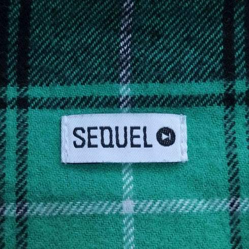 シークエル SEQUEL LINE CHECK SHIRT メンズ JPN:L