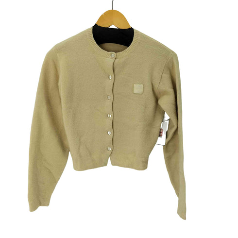 eaphi COMPACT LOGO KNIT CARDIGAN レディース