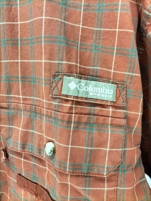 コロンビア Columbia PFG  チェック L/S フィッシング ボタンダウン シャツ ビックサイズ メンズ import:XL