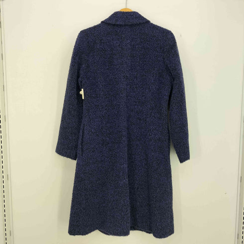 SURELLE JUILLET イタリア製 アルパカ モヘア混 ダブルボタン ステンカラーコート レディース JPN:11号