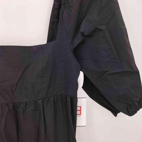 ザラ ZARA パネル ミディワンピース レディース import:XS