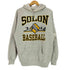 ジャージーズ JERZEES 90s USA製 SOLON BASEBALL プリント スウェットパーカー メンズ import:XL