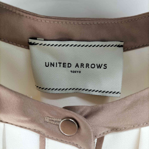 ユナイテッドアローズ UNITED ARROWS バイカラー パイピング ブラウス レディース