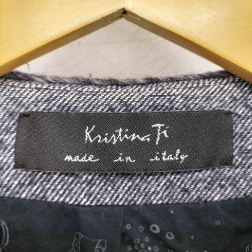 kristina ti イタリア製 ノーカラーコート レディース EUR:40
