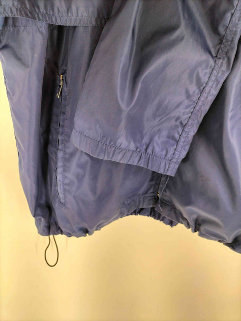 エディーバウアー Eddie Bauer 80S 黒タグ 裏地メッシュ パッカブル ナイロン ブルゾン ウィンドブレーカー 裾ドローコード メンズ import:L