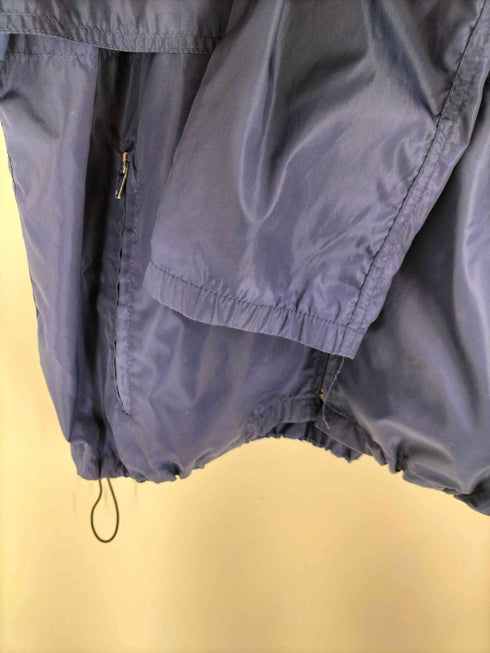 エディーバウアー Eddie Bauer 80S 黒タグ 裏地メッシュ パッカブル ナイロン ブルゾン ウィンドブレーカー 裾ドローコード メンズ import:L