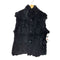 INVERNALE ISSIMO レッキス×シルク ファー 毛皮 リバーシブルベスト レディース JPN:L