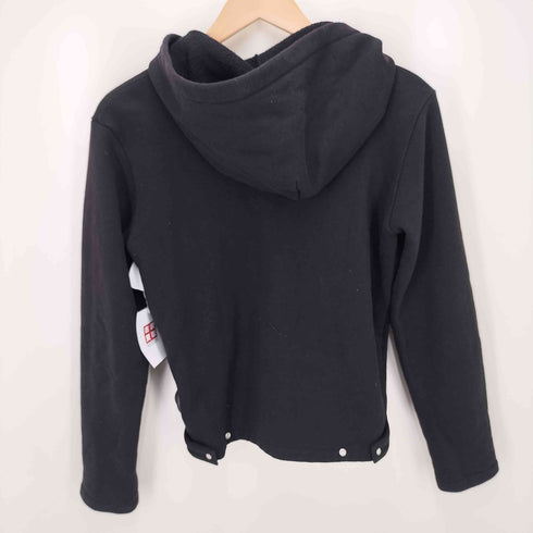 アニエスベー agnes b. フード付き スウェット プレッション カーディガン レディース T1