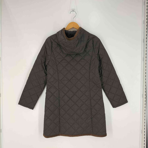 ヒューマンウーマン HUMAN WOMAN フーデッド キルティングコート レディース JPN:2