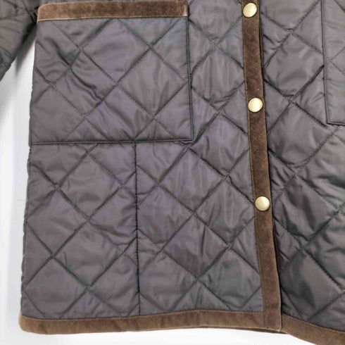 ヒューマンウーマン HUMAN WOMAN フーデッド キルティングコート レディース JPN:2