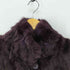INVERNALE ISSIMO レッキス×シルク ファー 毛皮 リバーシブルベスト レディース JPN:L