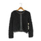 セオリーリュクス theory luxe レザーパイピング ボアノーカラージャケット レディース JPN:38