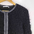 セオリーリュクス theory luxe レザーパイピング ボアノーカラージャケット レディース JPN:38