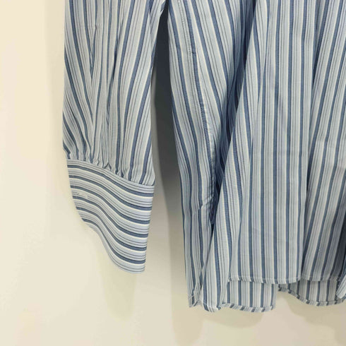 ギローバー GUY ROVER 別注 イタリア製 ストライプ柄 ロングスリーブクレリックシャツ メンズ  42